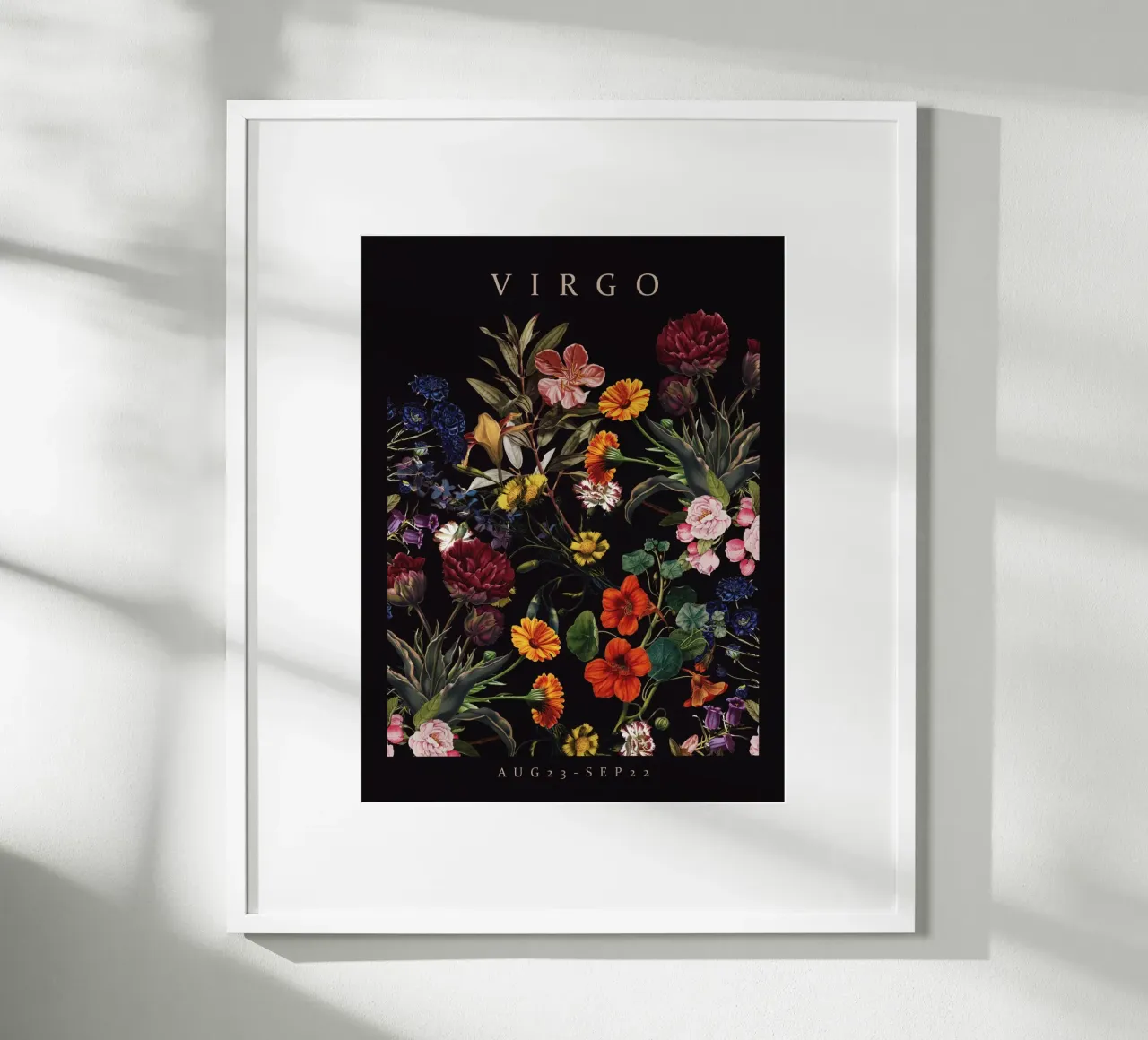 VIRGO poster con telaio in legno da burcukorkmazyurek