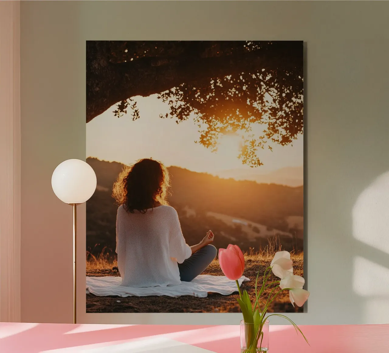 Rituali sereni alluminio dibond da PhotoVibe Decor