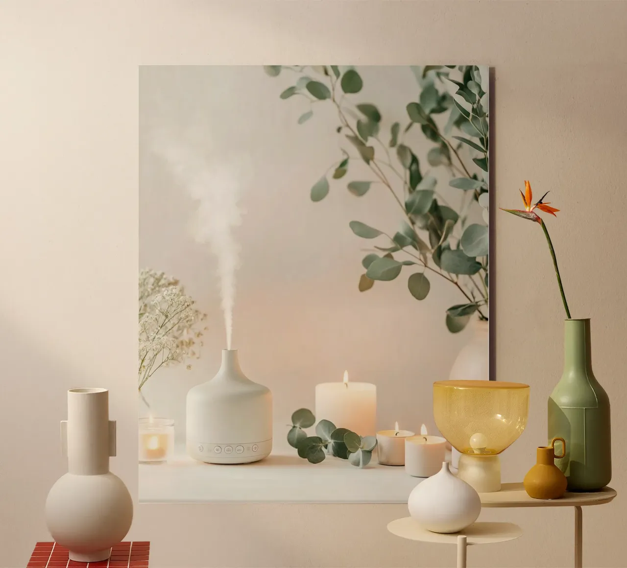 Rituali sereni alluminio dibond da PhotoVibe Decor