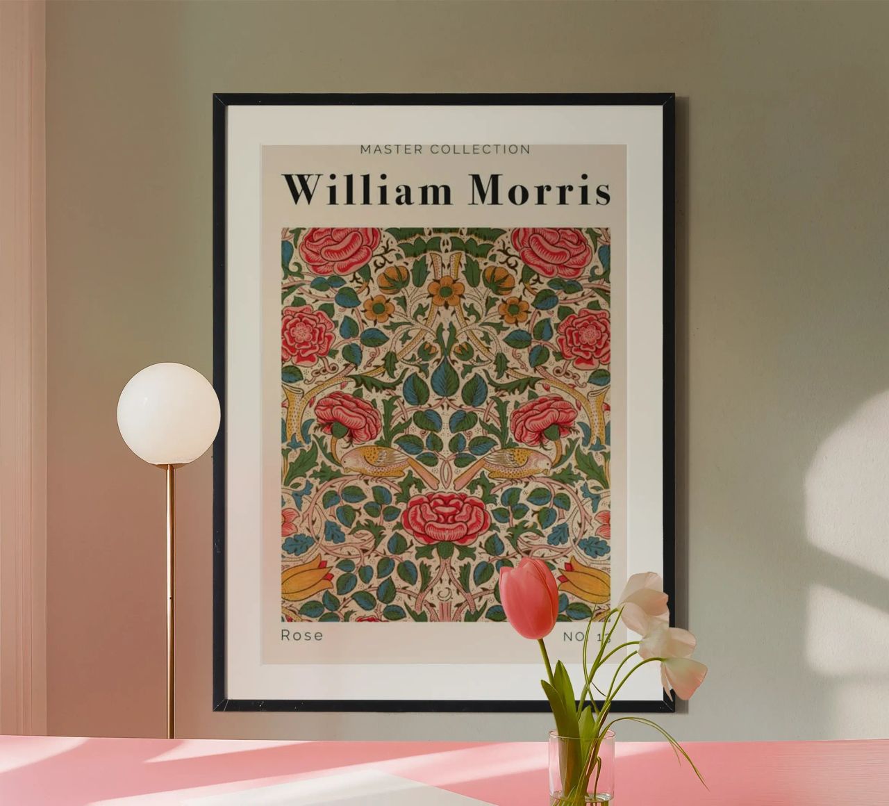 william morris-schöne rosen Poster von william art