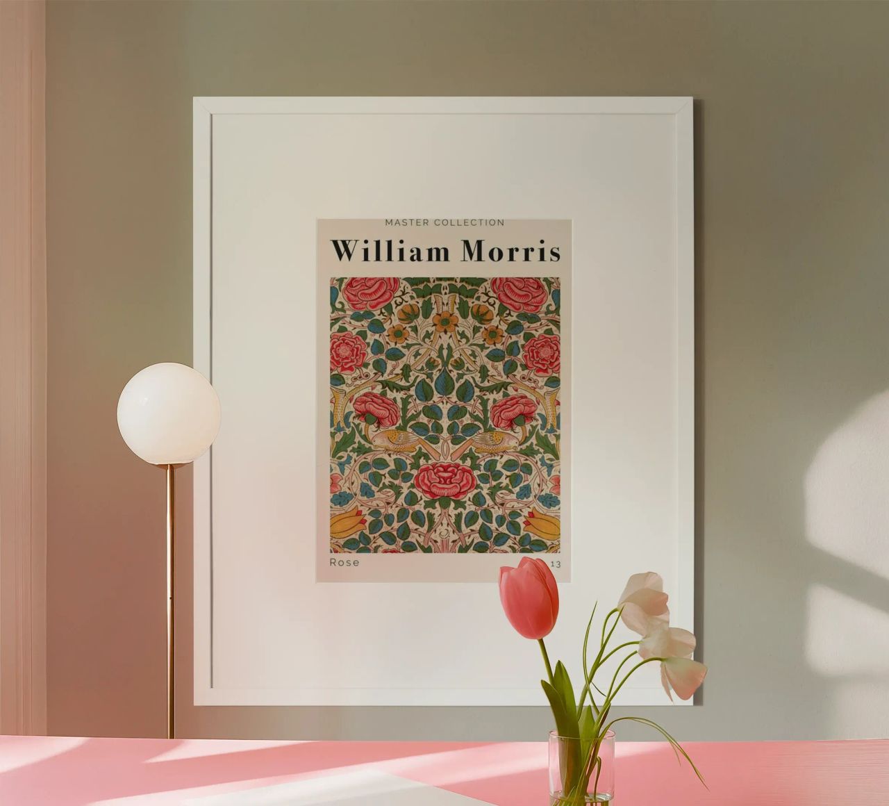 william morris-schöne rosen Poster von william art