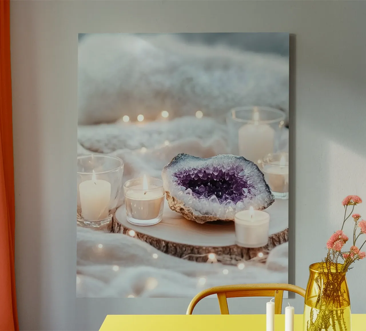 Rituali sereni tela con Cornice a cassetta da PhotoVibe Decor