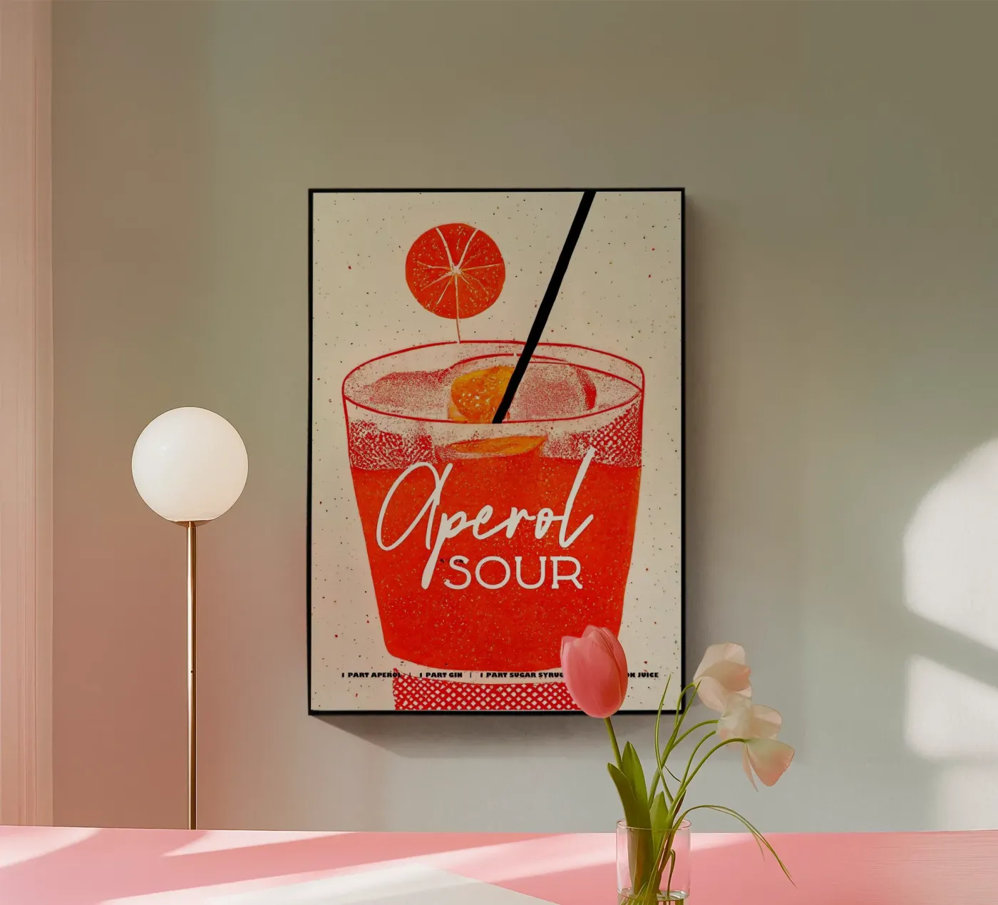 Aperol cocktail plexiglass da Kevin Walters