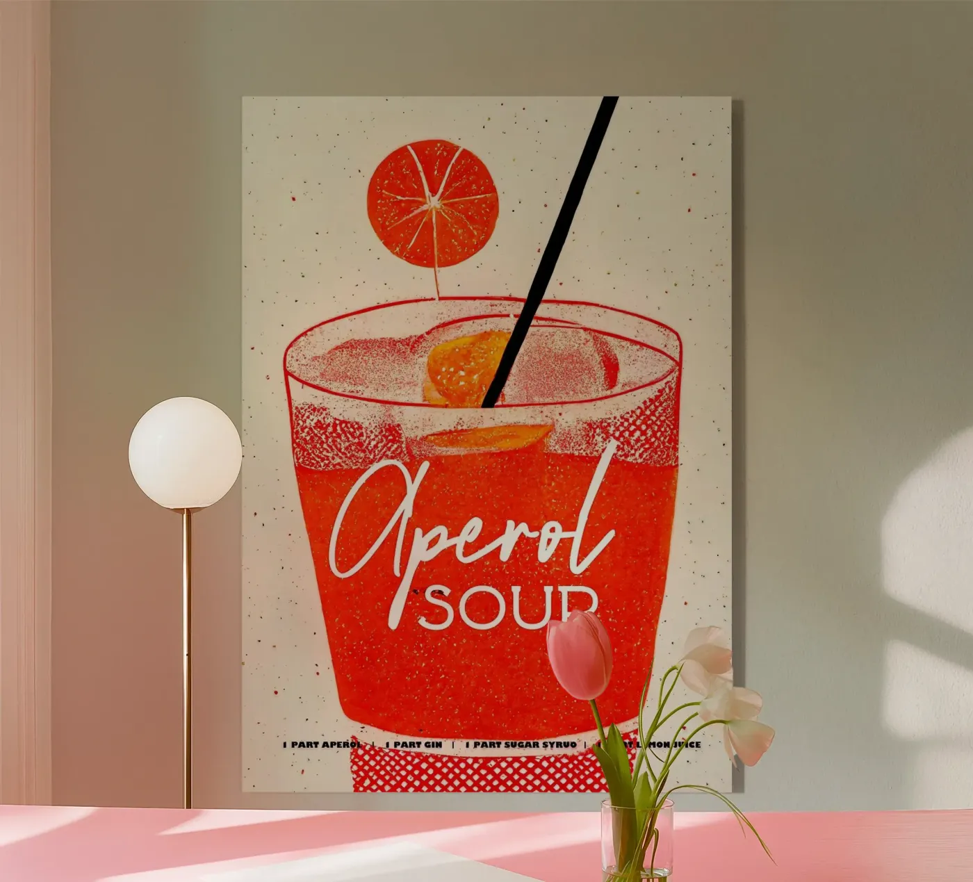 Aperol cocktail plexiglass da Kevin Walters
