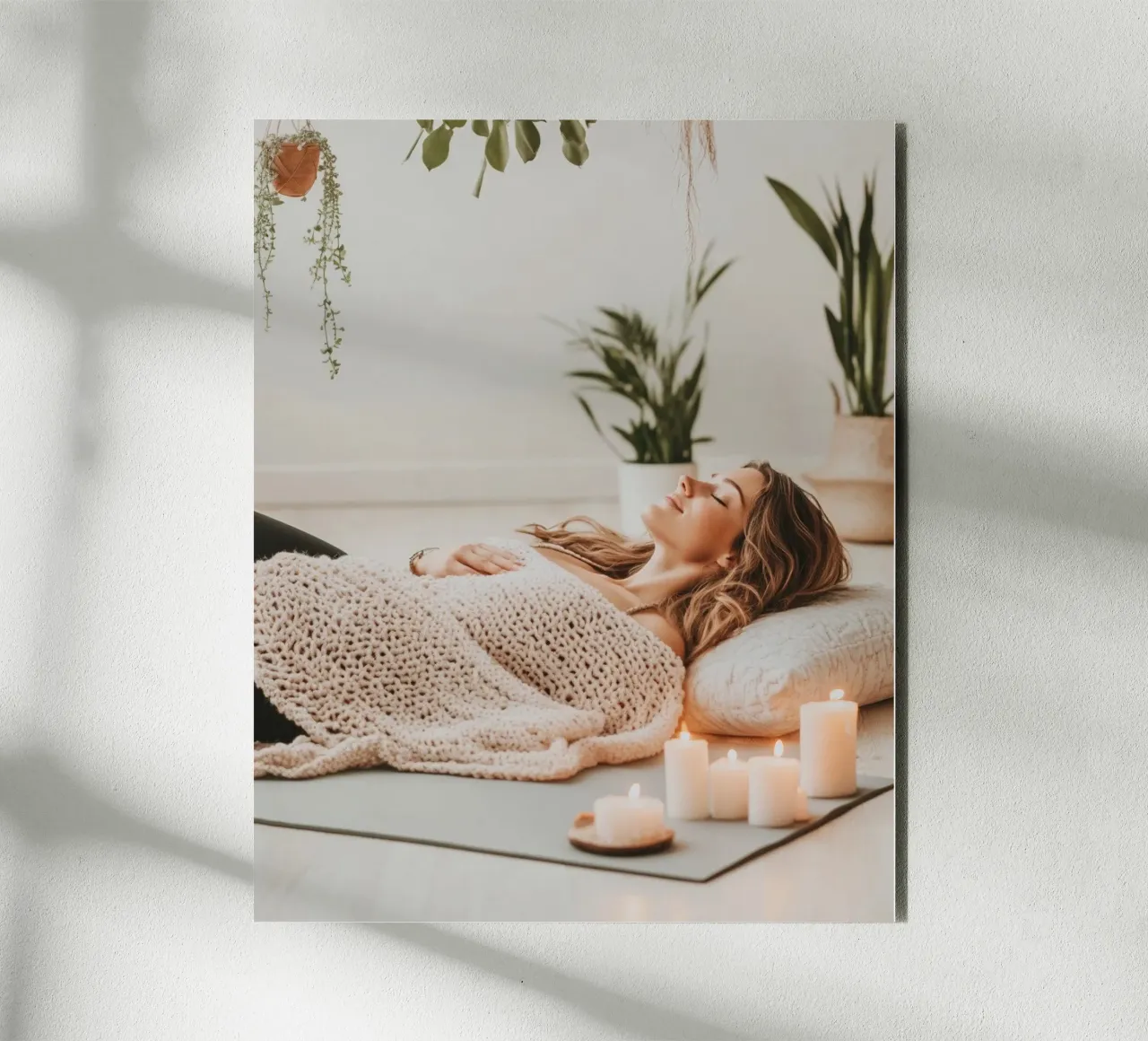 Rituali sereni alluminio dibond da PhotoVibe Decor
