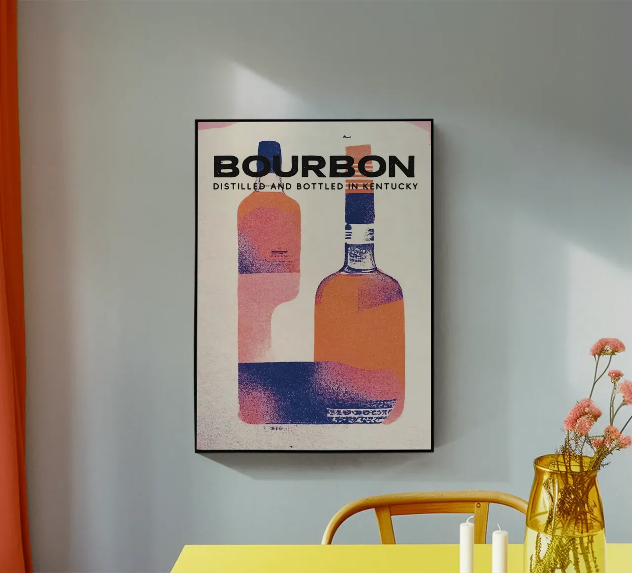 bottiglia di bourbon plexiglass da Kevin Walters