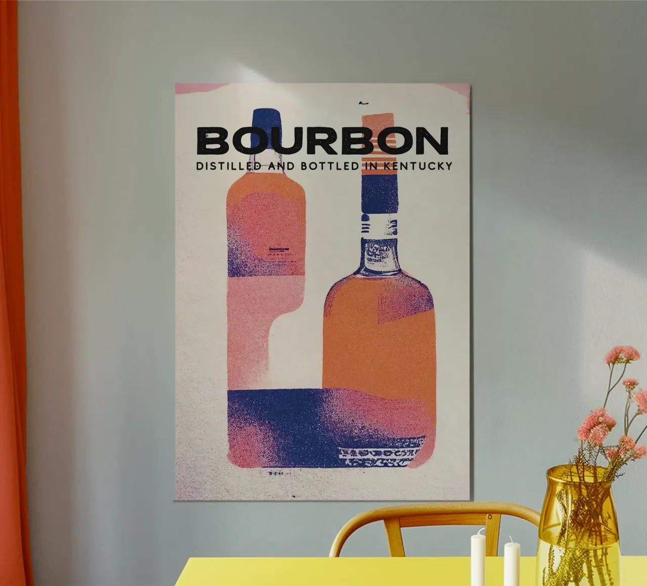 bottiglia di bourbon poster da Kevin Walters