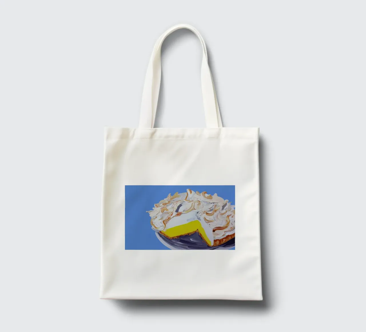 Lemon Meringue Pie borsa in juta da Alice Straker