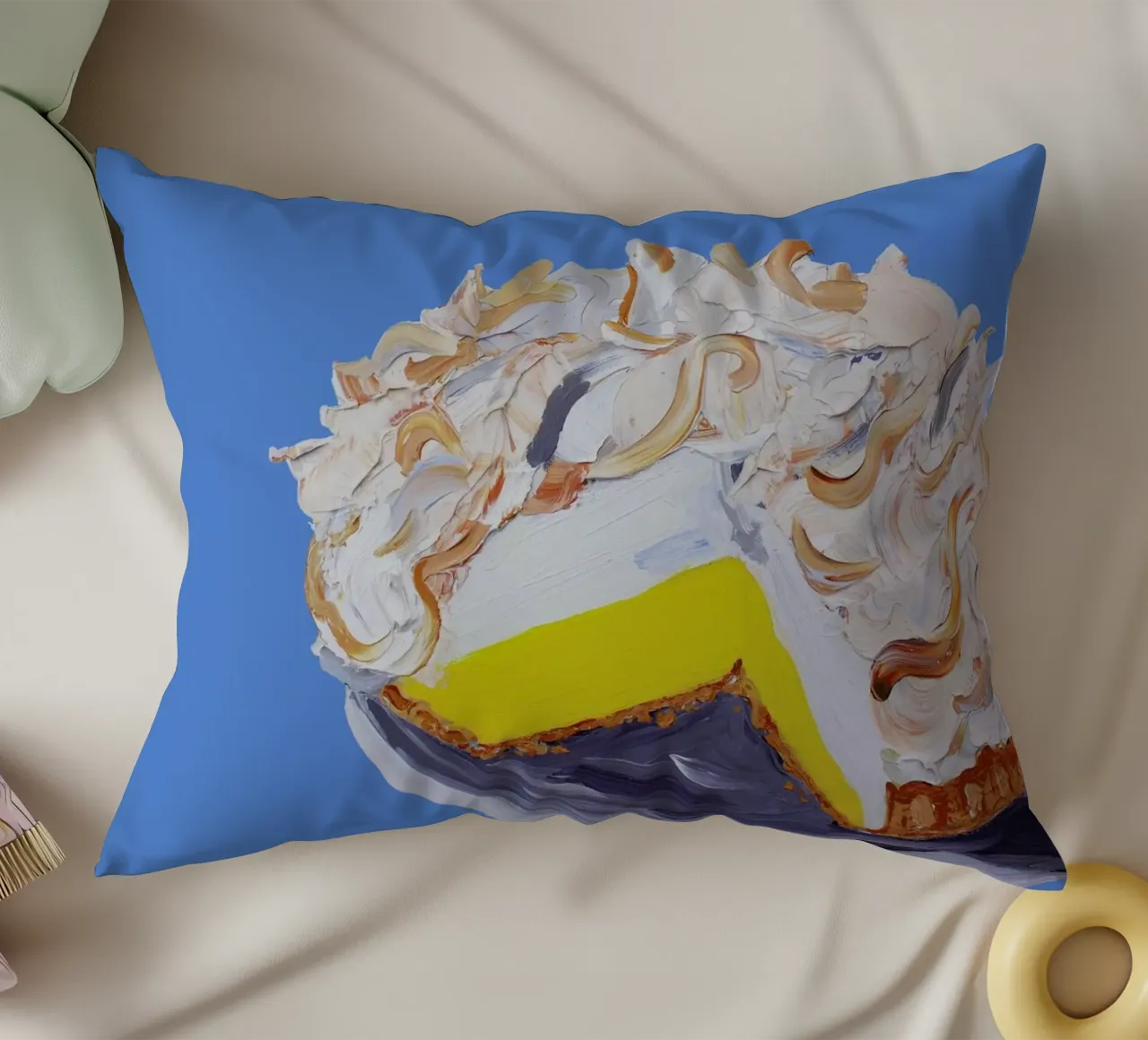 Lemon Meringue Pie cuscino da Alice Straker