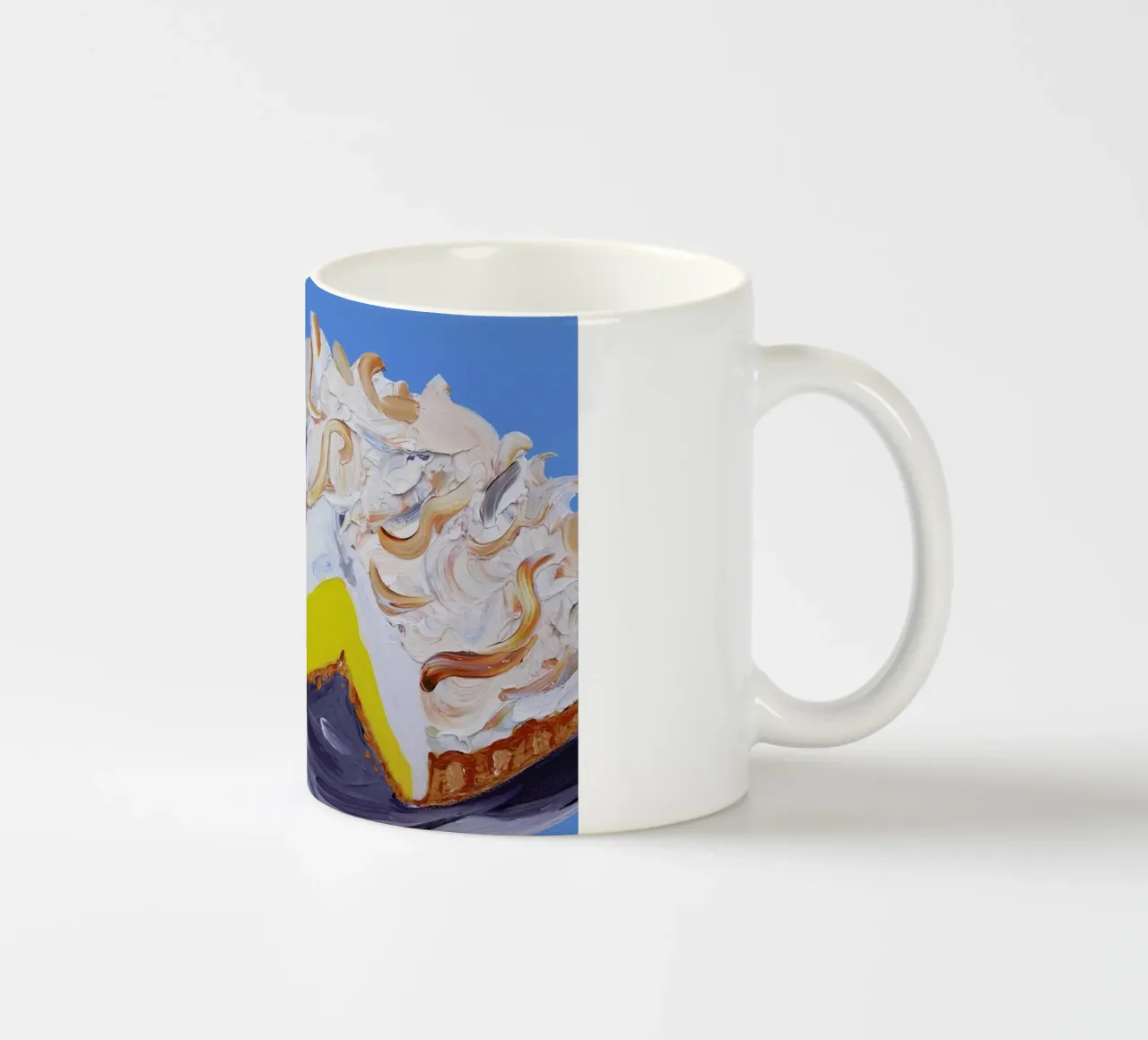 Lemon Meringue Pie tazza in ceramica da Alice Straker