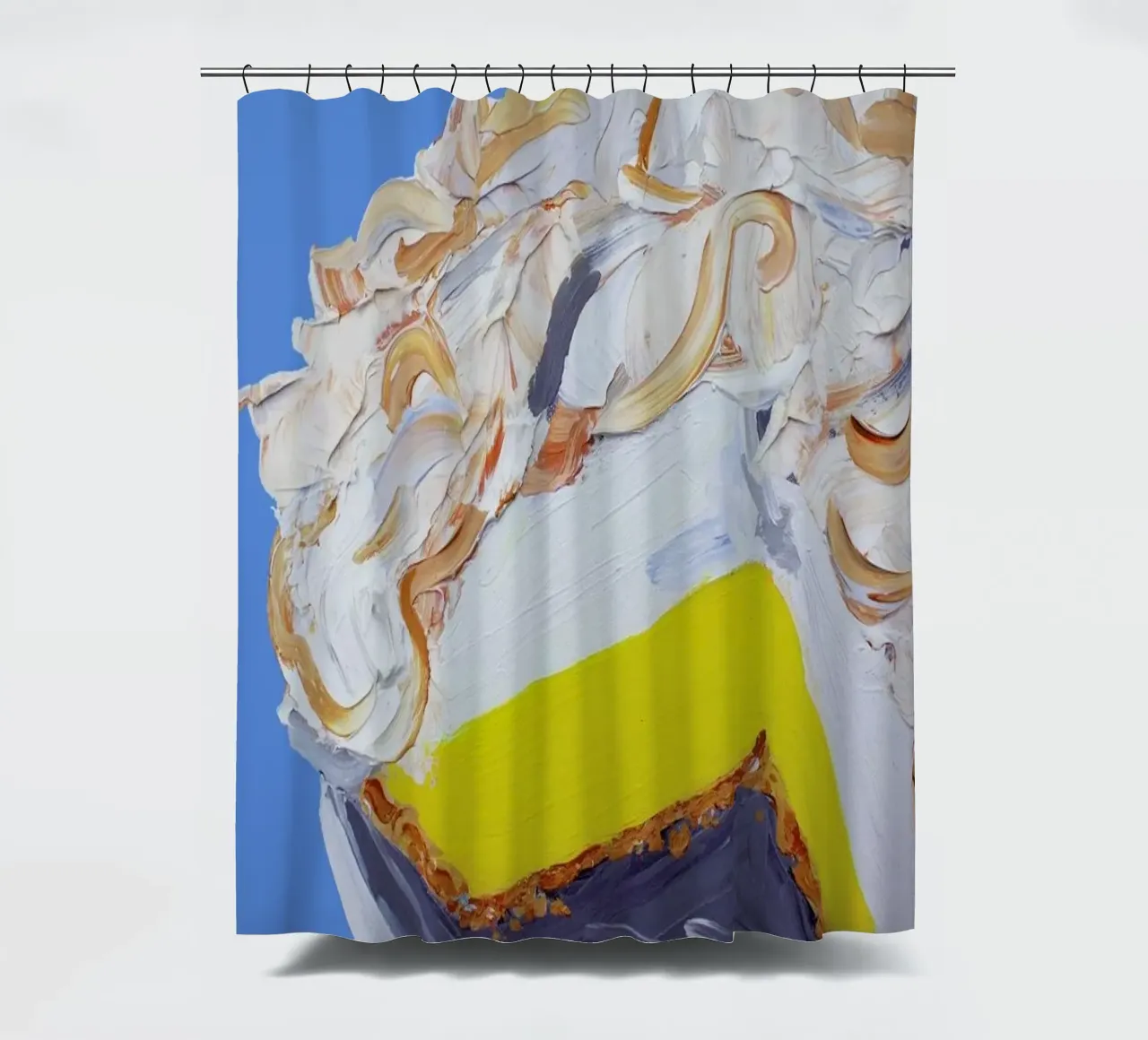 Lemon Meringue Pie tenda da doccia da Alice Straker