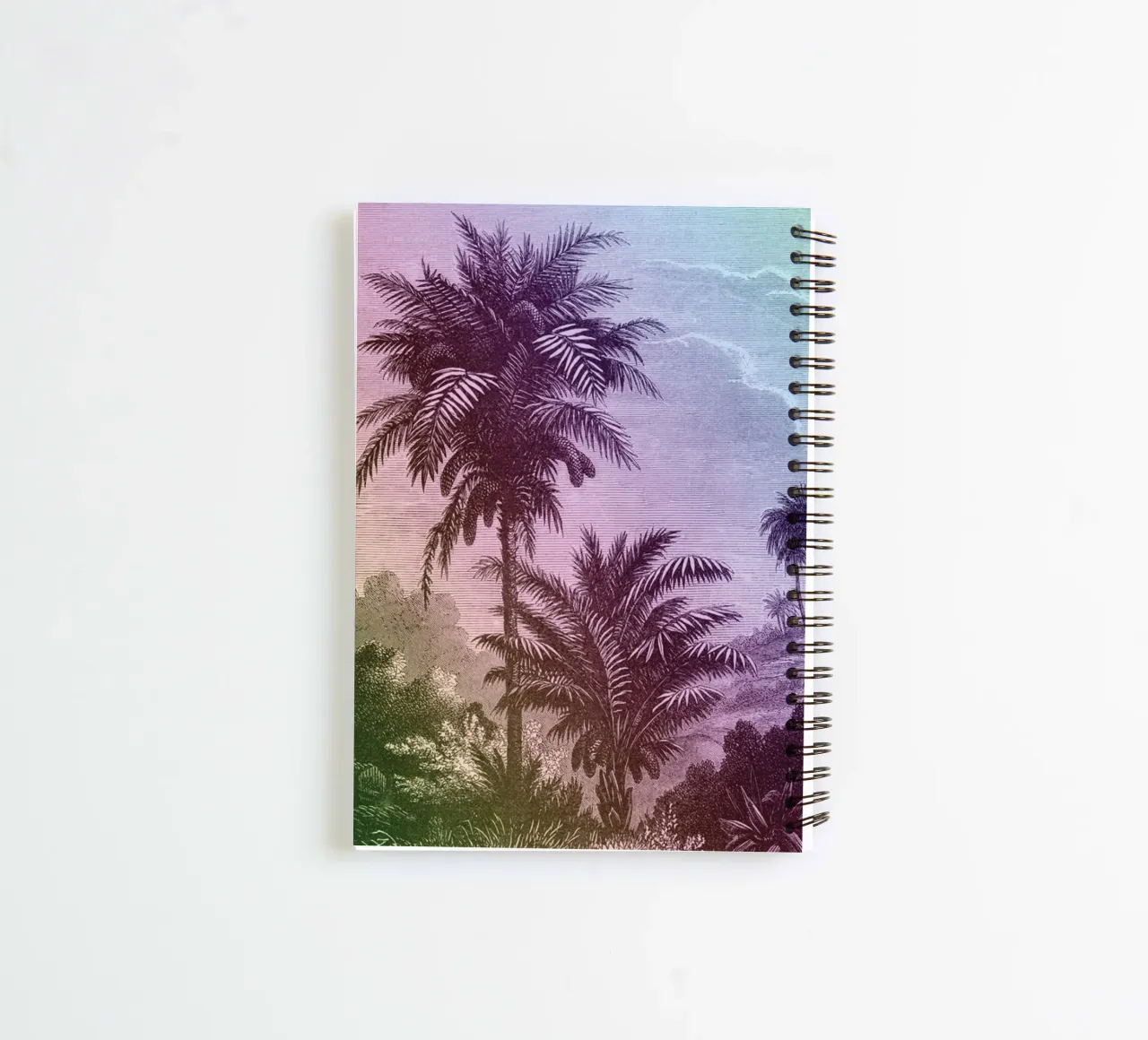 Palm Pop I | Press Play Art Print Remix spiral notebook by Press Play Art Prints