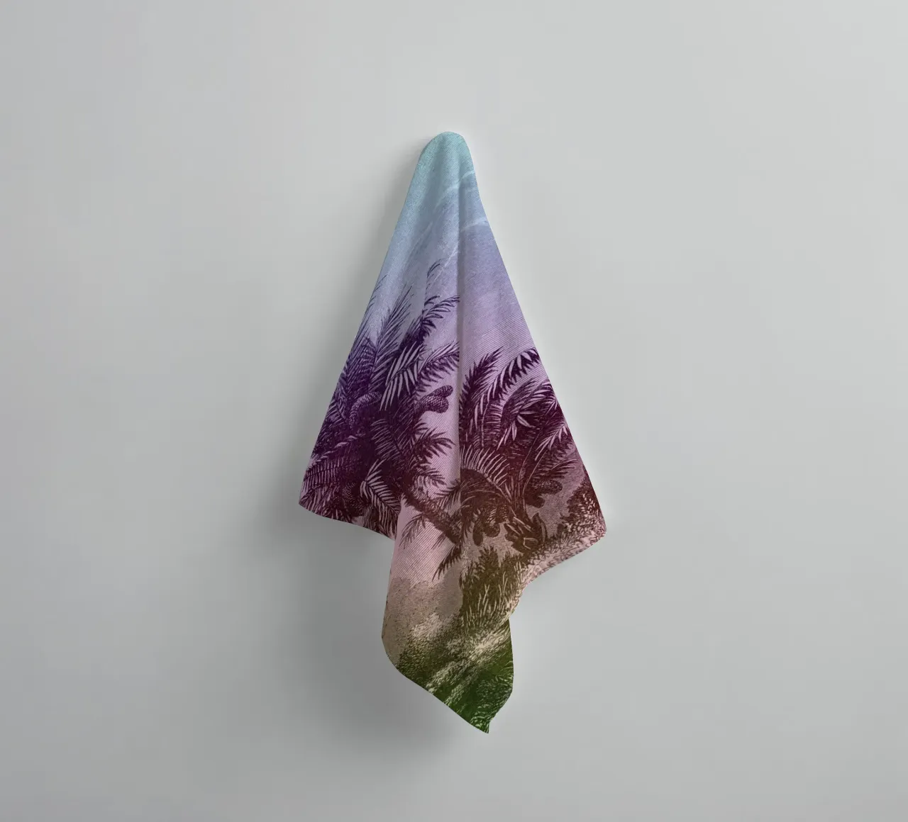 Palm Pop I | Press Play Art Print Remix towel by Press Play Art Prints