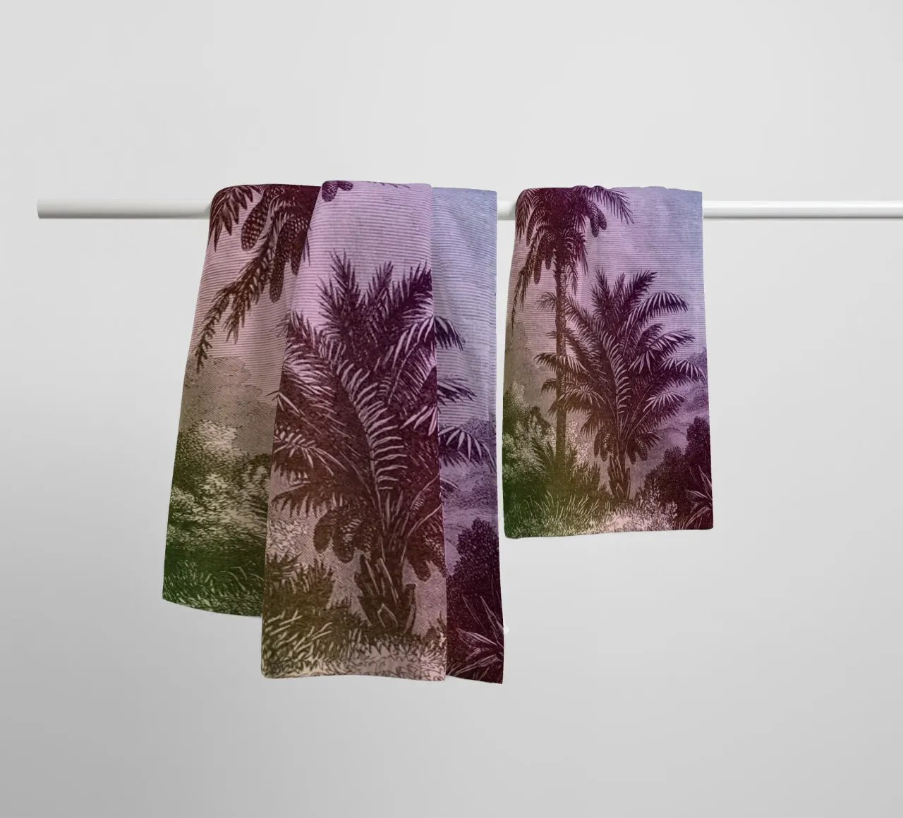 Palm Pop I | Press Play Art Print Remix towel by Press Play Art Prints