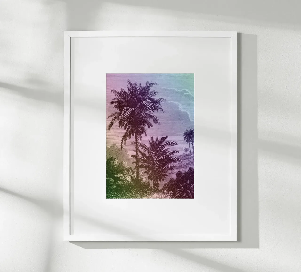 Palm Pop I | Press Play Art Print Remix hahnemühle by Press Play Art Prints