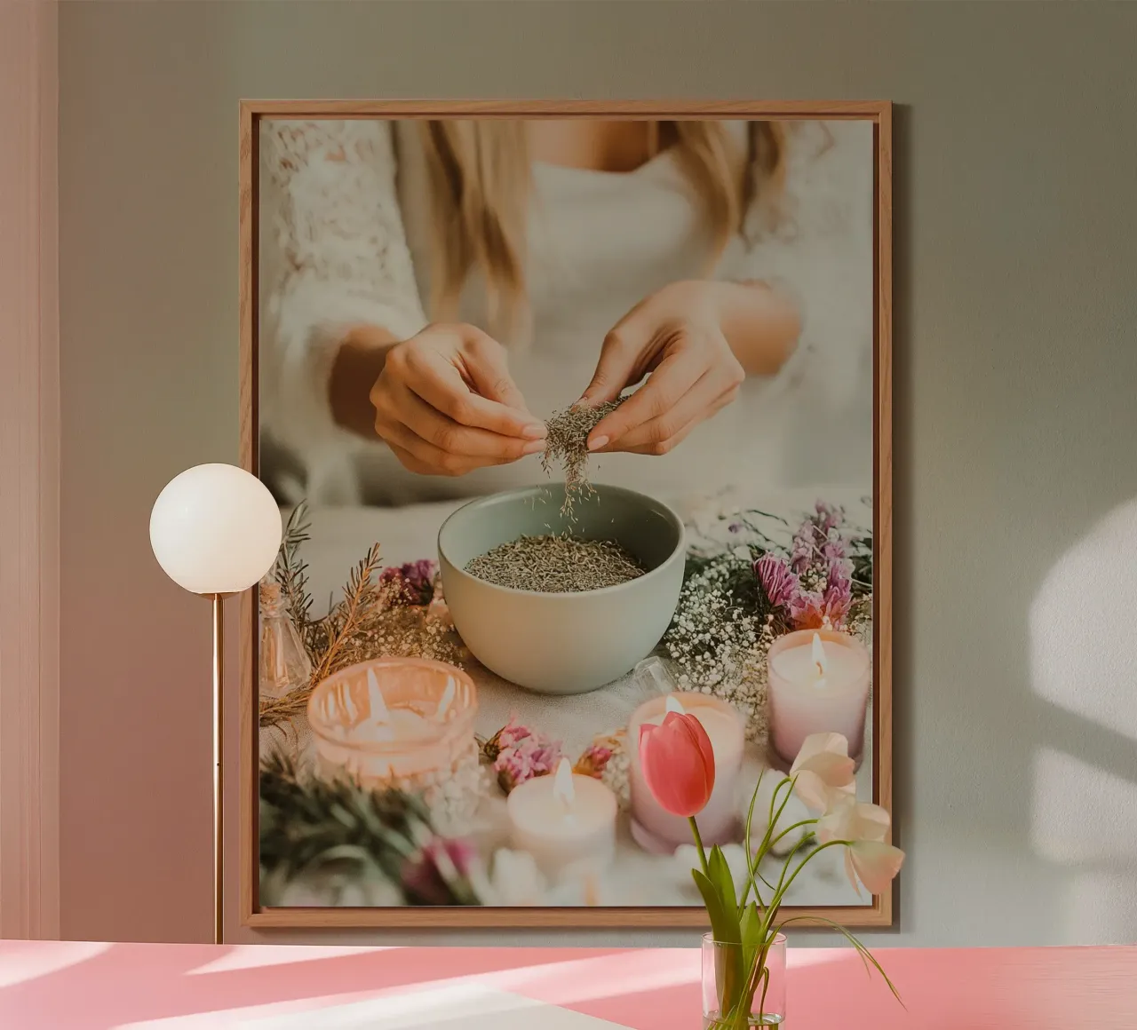 Rituali sereni alluminio dibond da PhotoVibe Decor