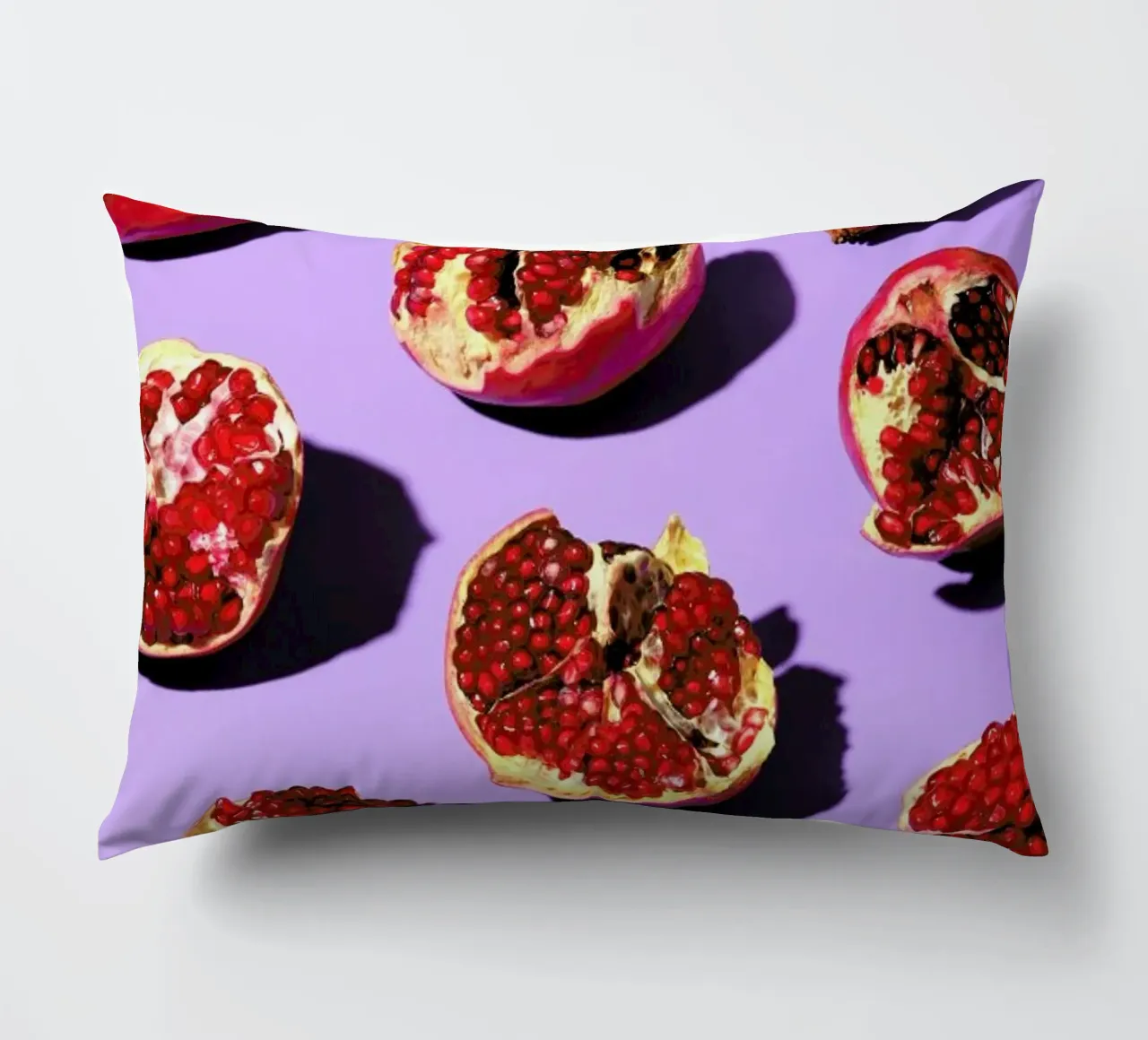 Pomegranetes decorative cushion by Kyla Elaine