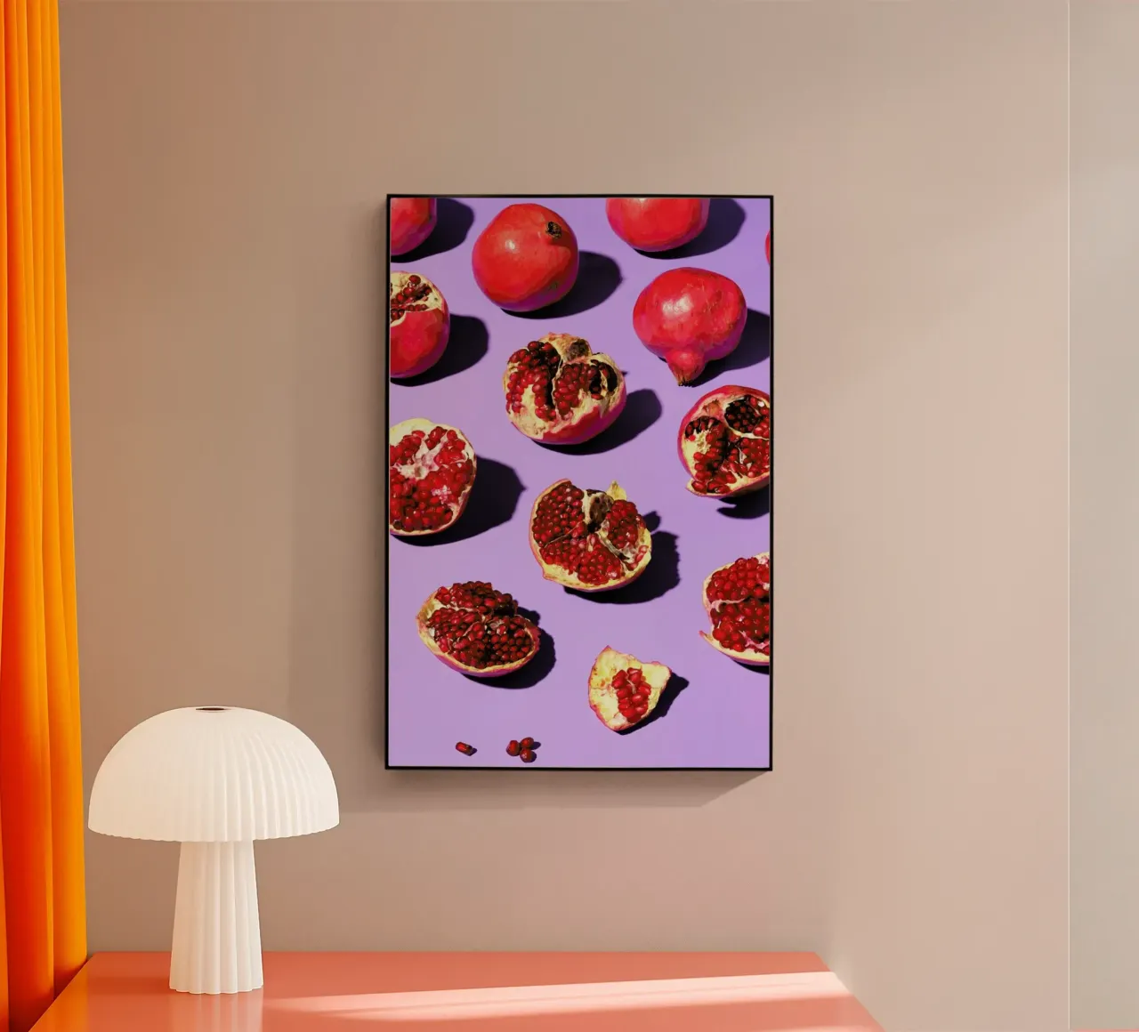 Pomegranetes plexiglass da Kyla Elaine