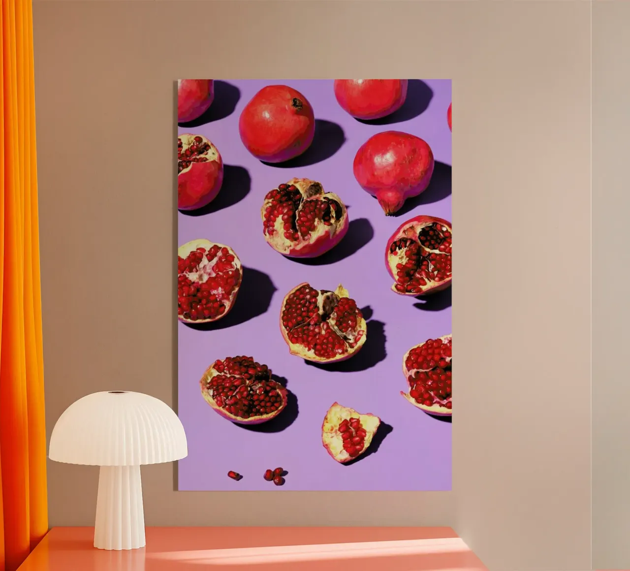 Pomegranetes plexiglass da Kyla Elaine