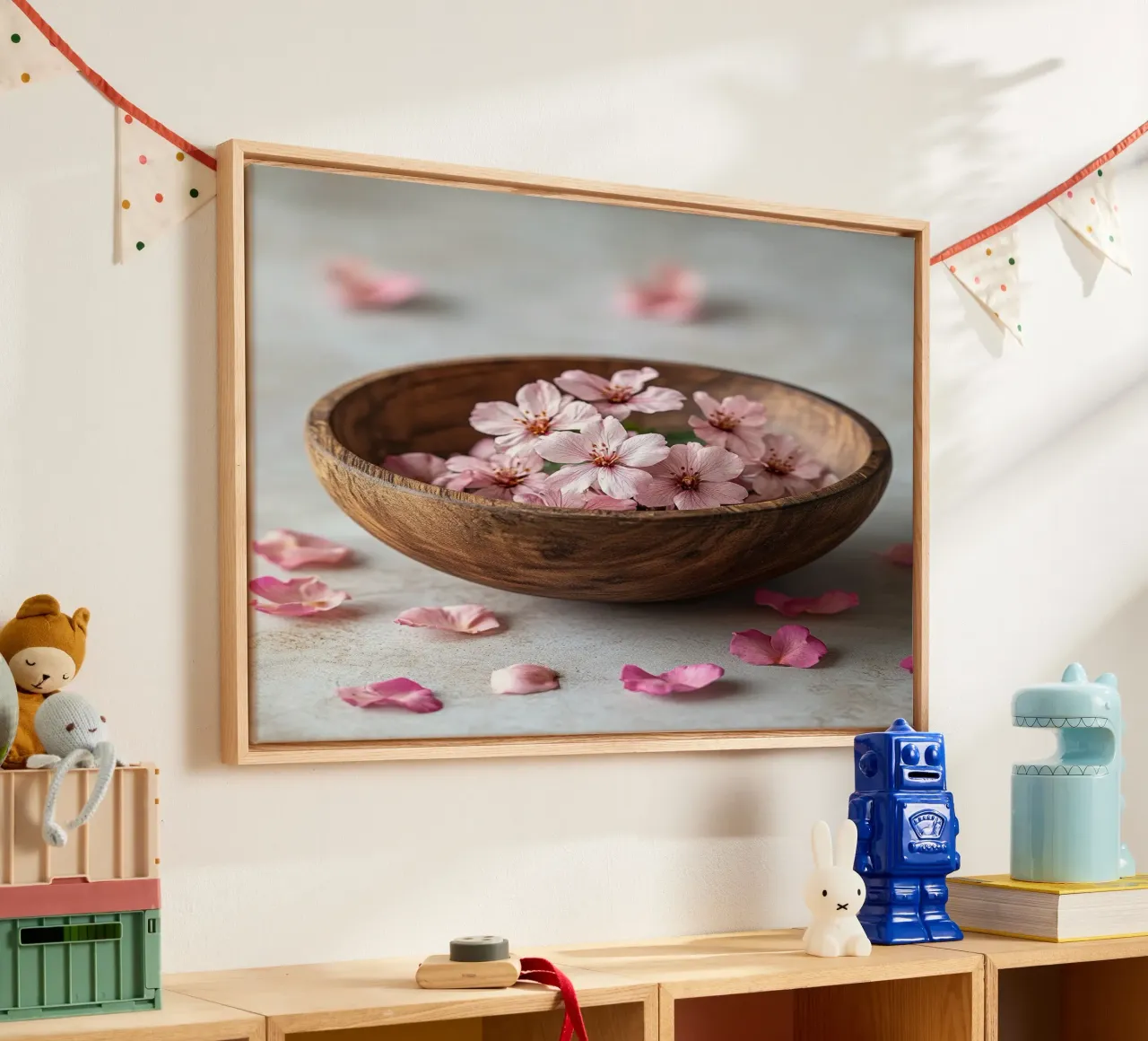 Rituali sereni tela con Cornice a cassetta da PhotoVibe Decor