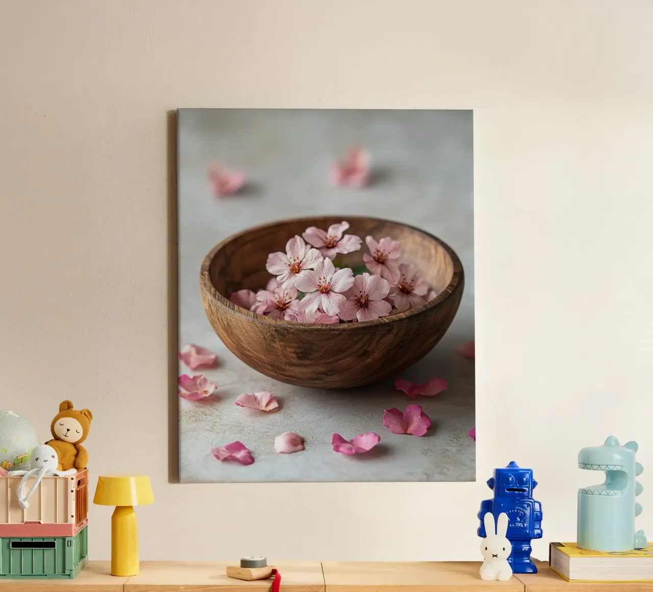 Rituali sereni tela con Cornice a cassetta da PhotoVibe Decor