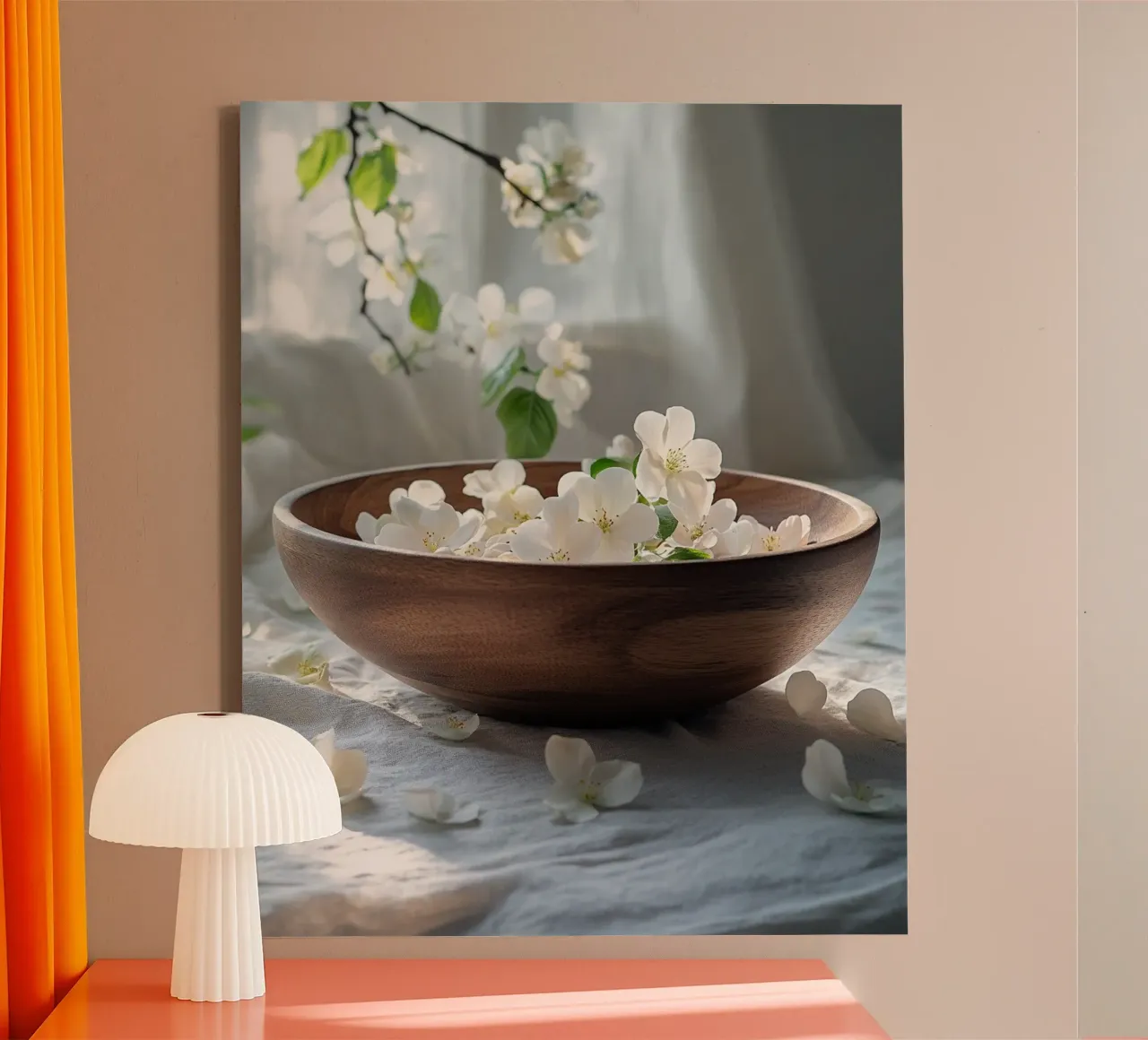 Rituali sereni tela con Cornice a cassetta da PhotoVibe Decor