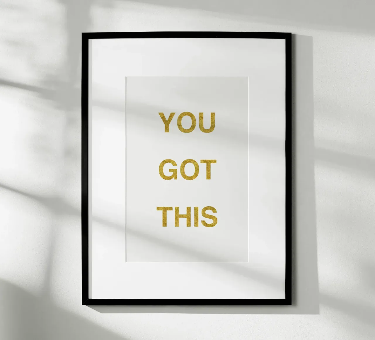 You Got This - Office Art Work poster con telaio in alluminio da GraceDigitalArtCo