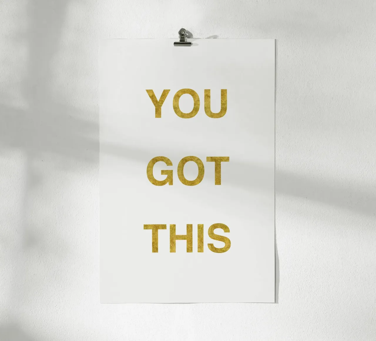 You Got This - Office Art Work poster con telaio in alluminio da GraceDigitalArtCo