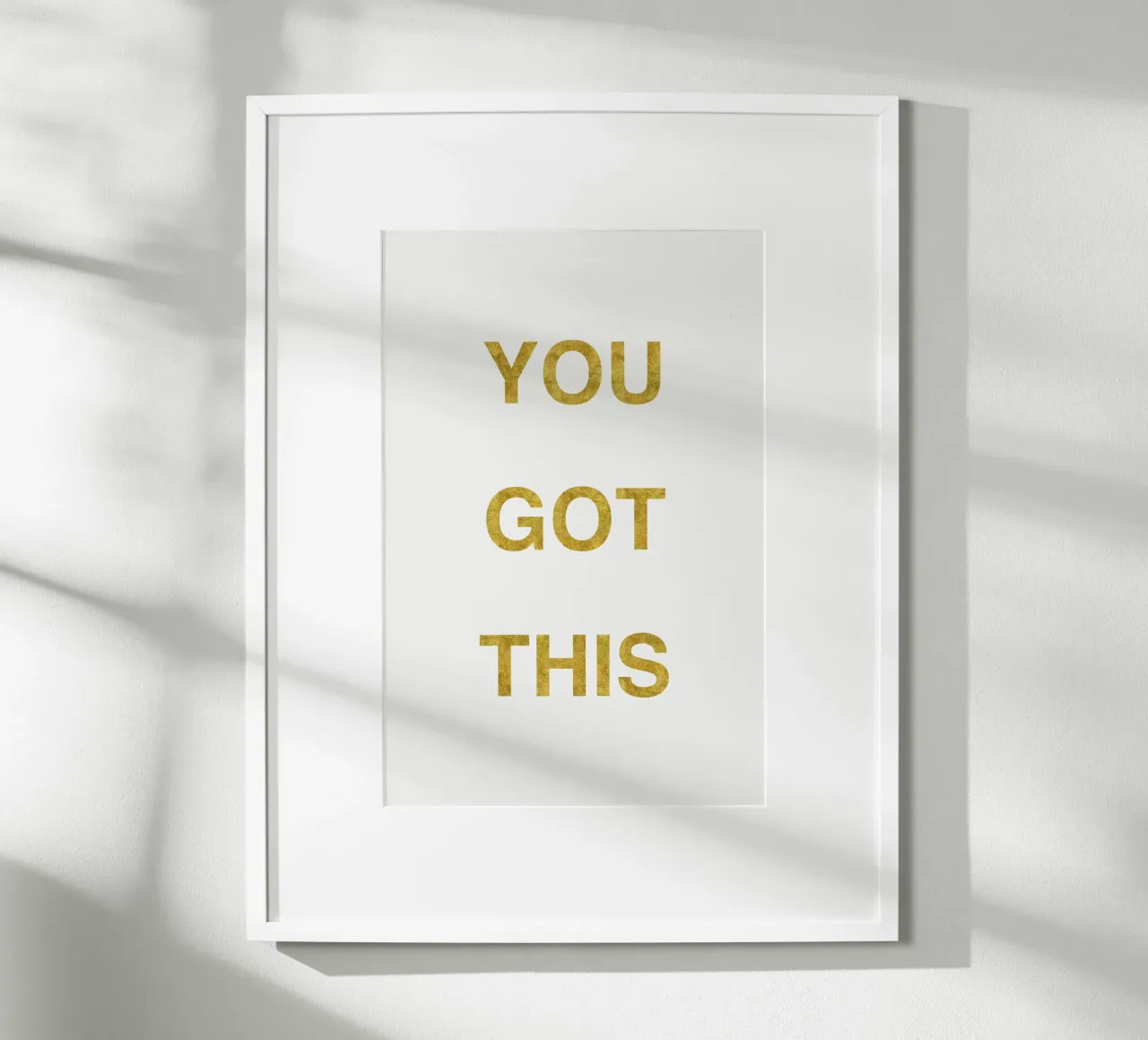 You Got This - Office Art Work poster con telaio in alluminio da GraceDigitalArtCo