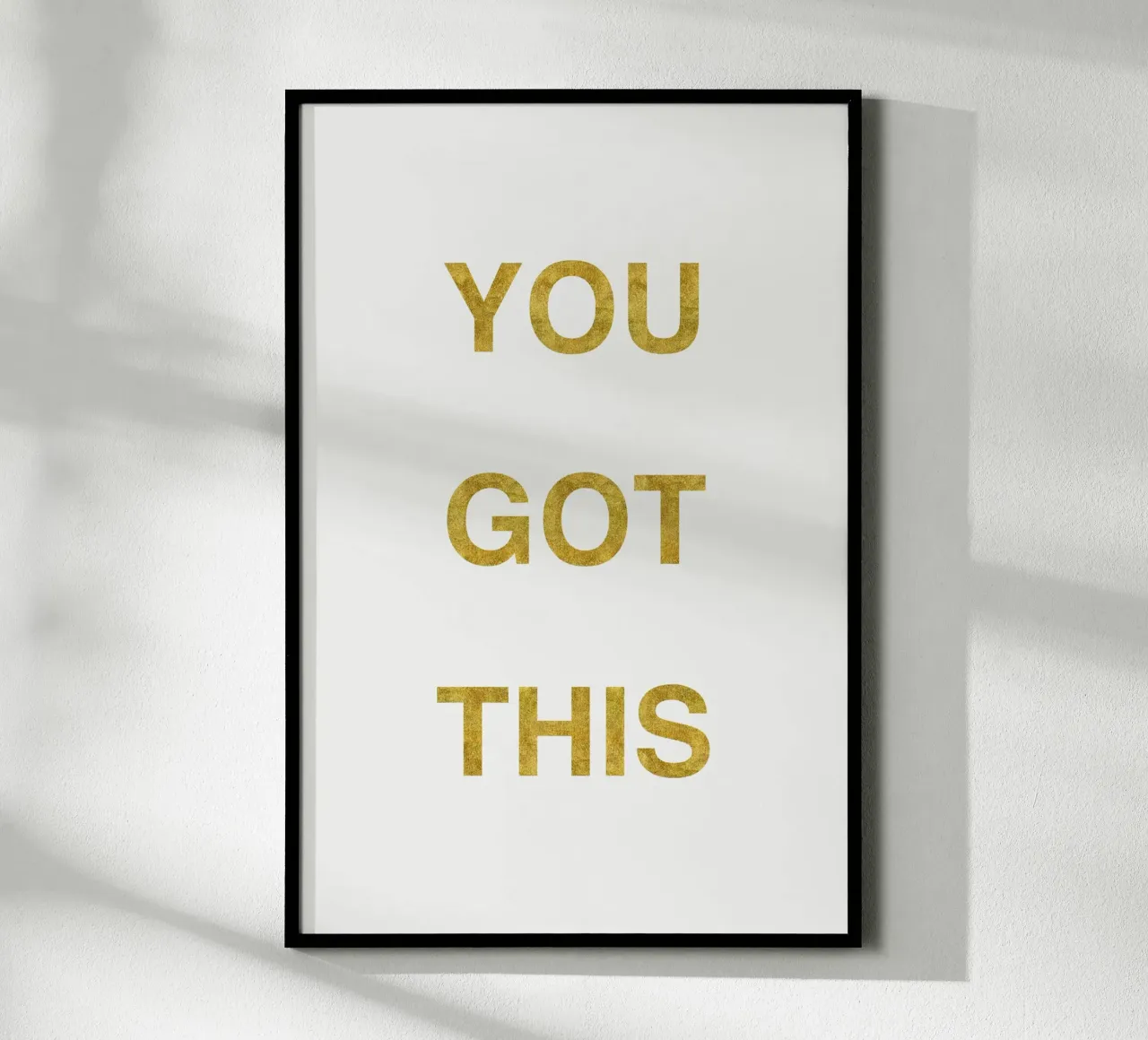 You Got This - Office Art Work poster con telaio in alluminio da GraceDigitalArtCo