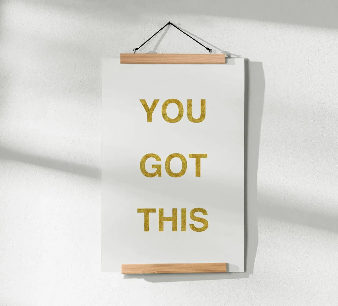 You Got This - Office Art Work poster con telaio in alluminio da GraceDigitalArtCo