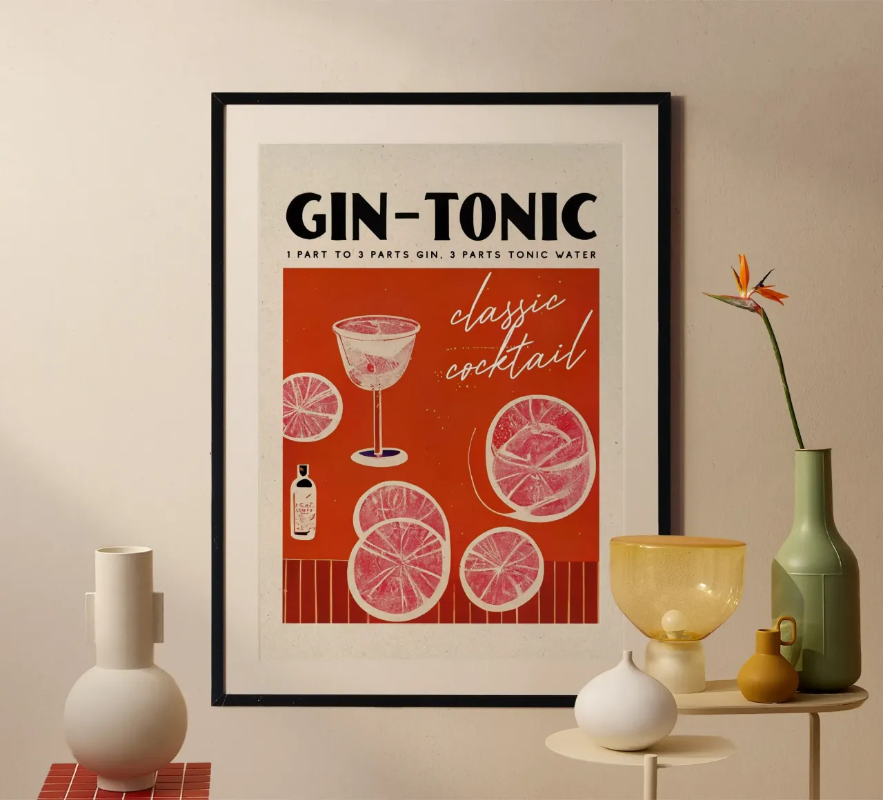 cocktail al gin tonic poster da Kevin Walters