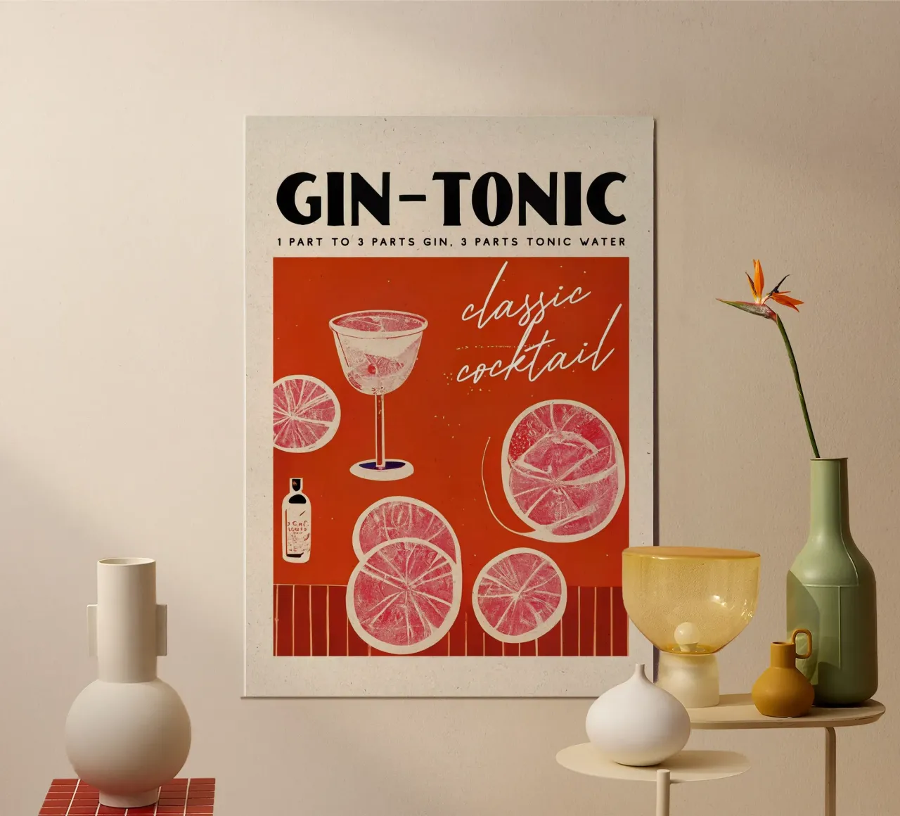 cocktail al gin tonic poster da Kevin Walters