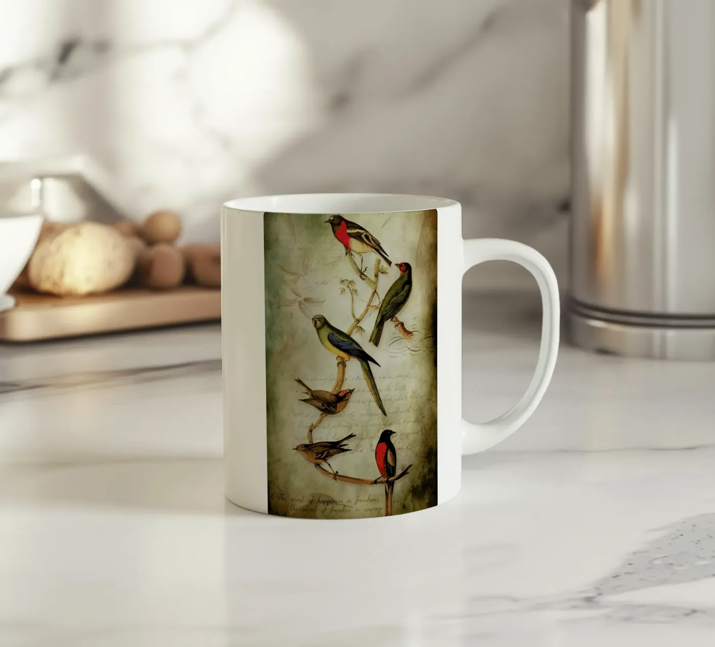 Freiheit ceramic mug by Design by Soph