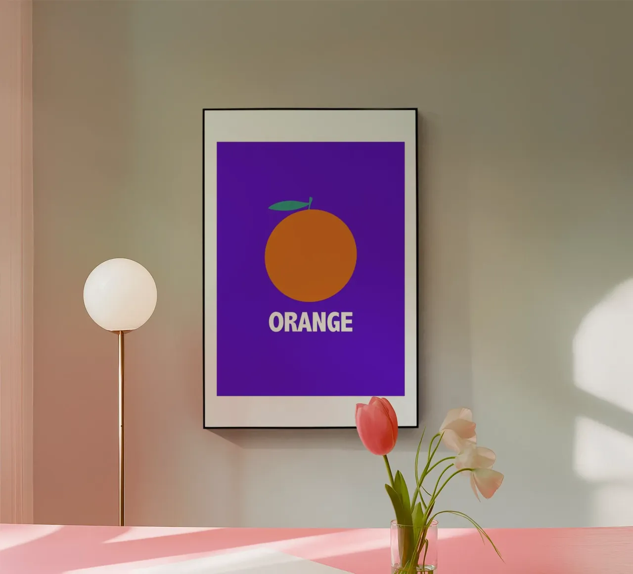 Orange Blue plexiglass da Mottos by Sinan Saydik