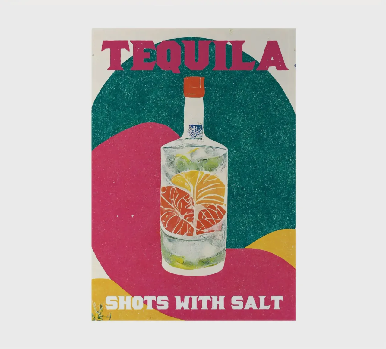tequila bottle notebook by Kevin Walters
