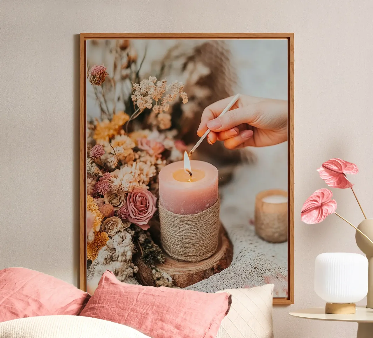 Rituali sereni alluminio dibond da PhotoVibe Decor