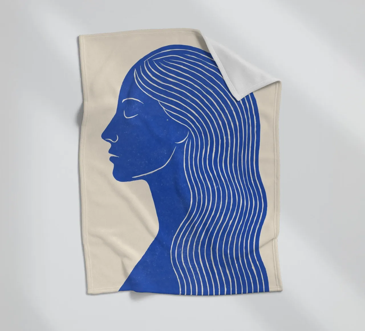 Echo van haar fleecedeken van KUNSTstück