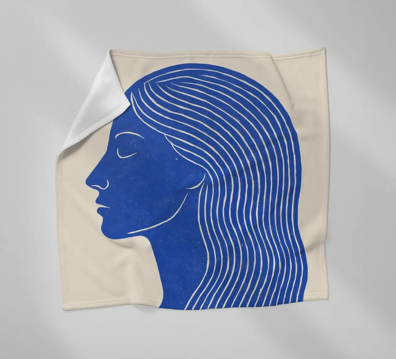 Echo van haar fleecedeken van KUNSTstück