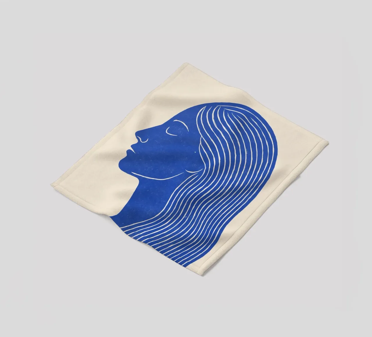 Echo van haar fleecedeken van KUNSTstück