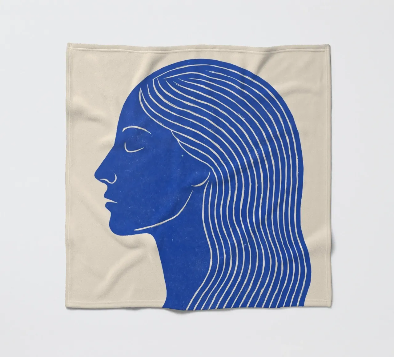 Echo van haar fleecedeken van KUNSTstück