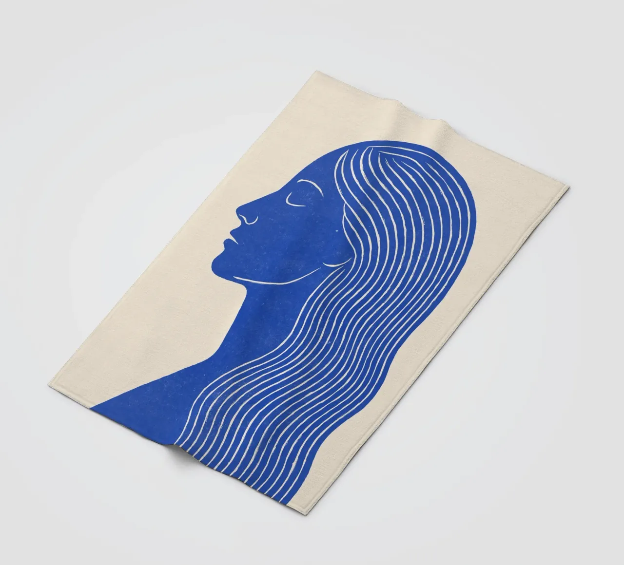 Echo van haar fleecedeken van KUNSTstück