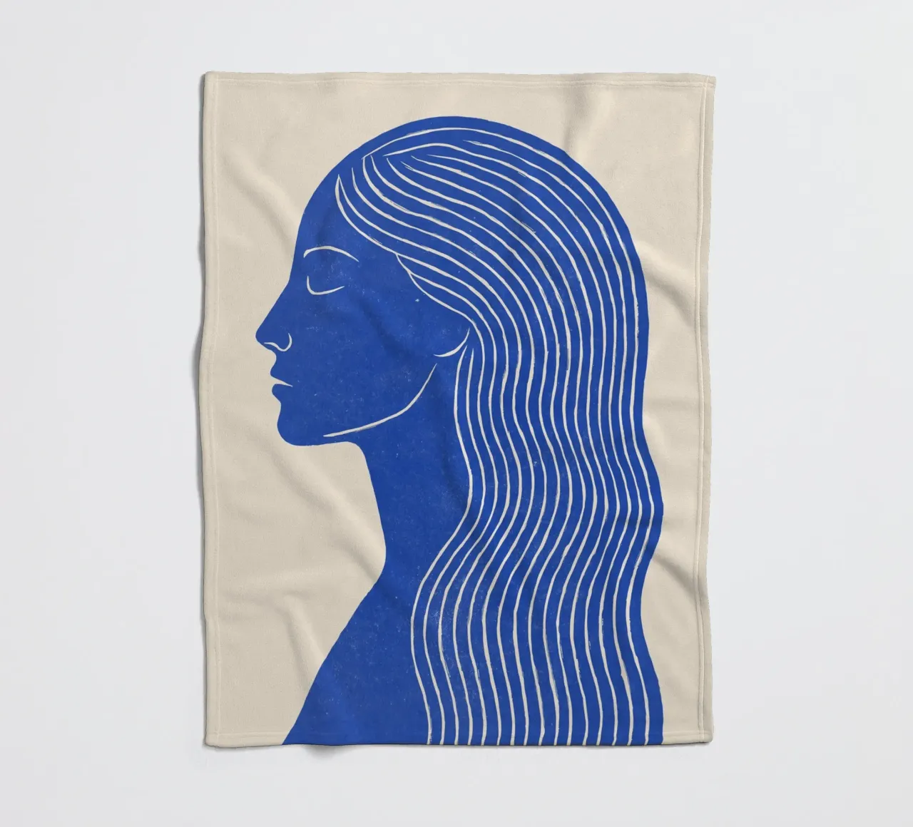 Echo van haar fleecedeken van KUNSTstück