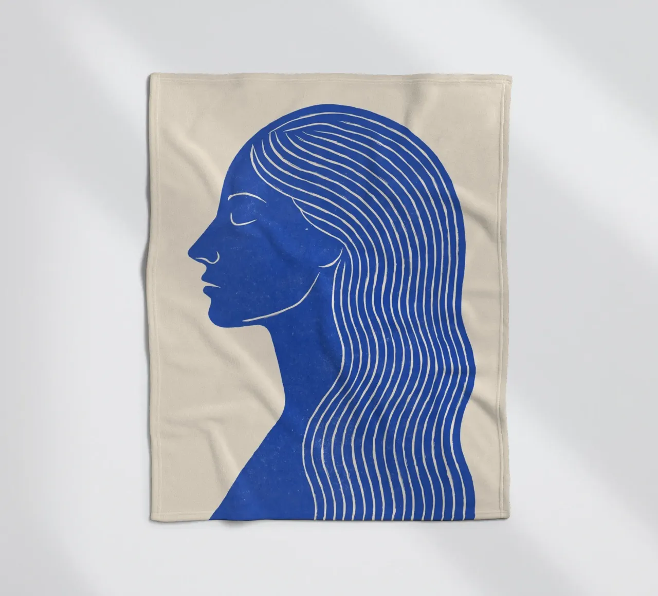 Echo van haar fleecedeken van KUNSTstück