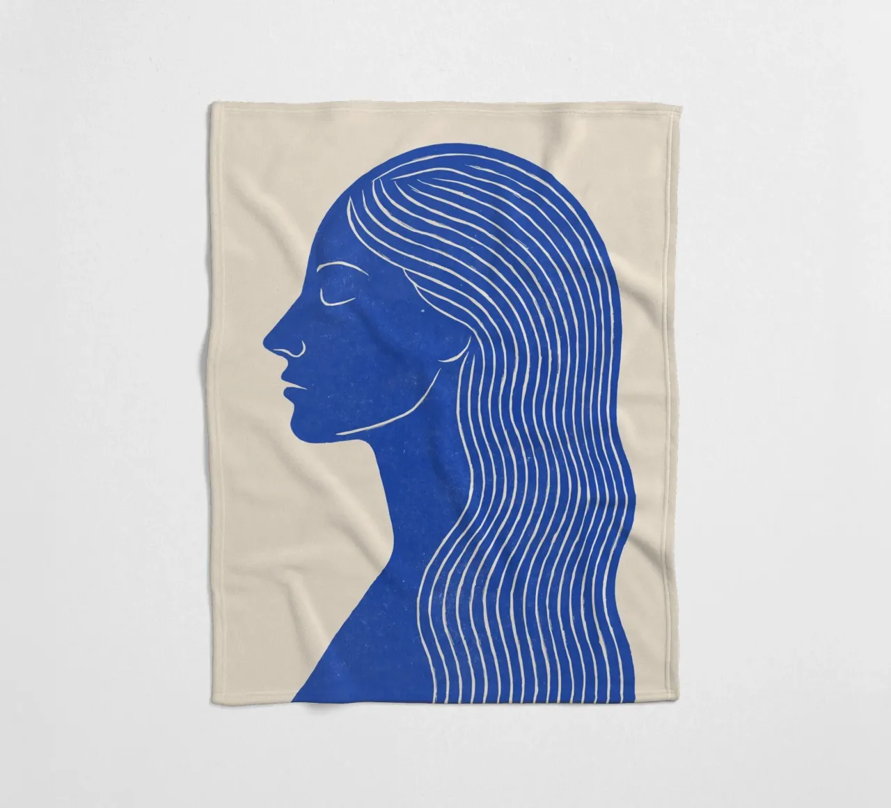 Echo van haar fleecedeken van KUNSTstück