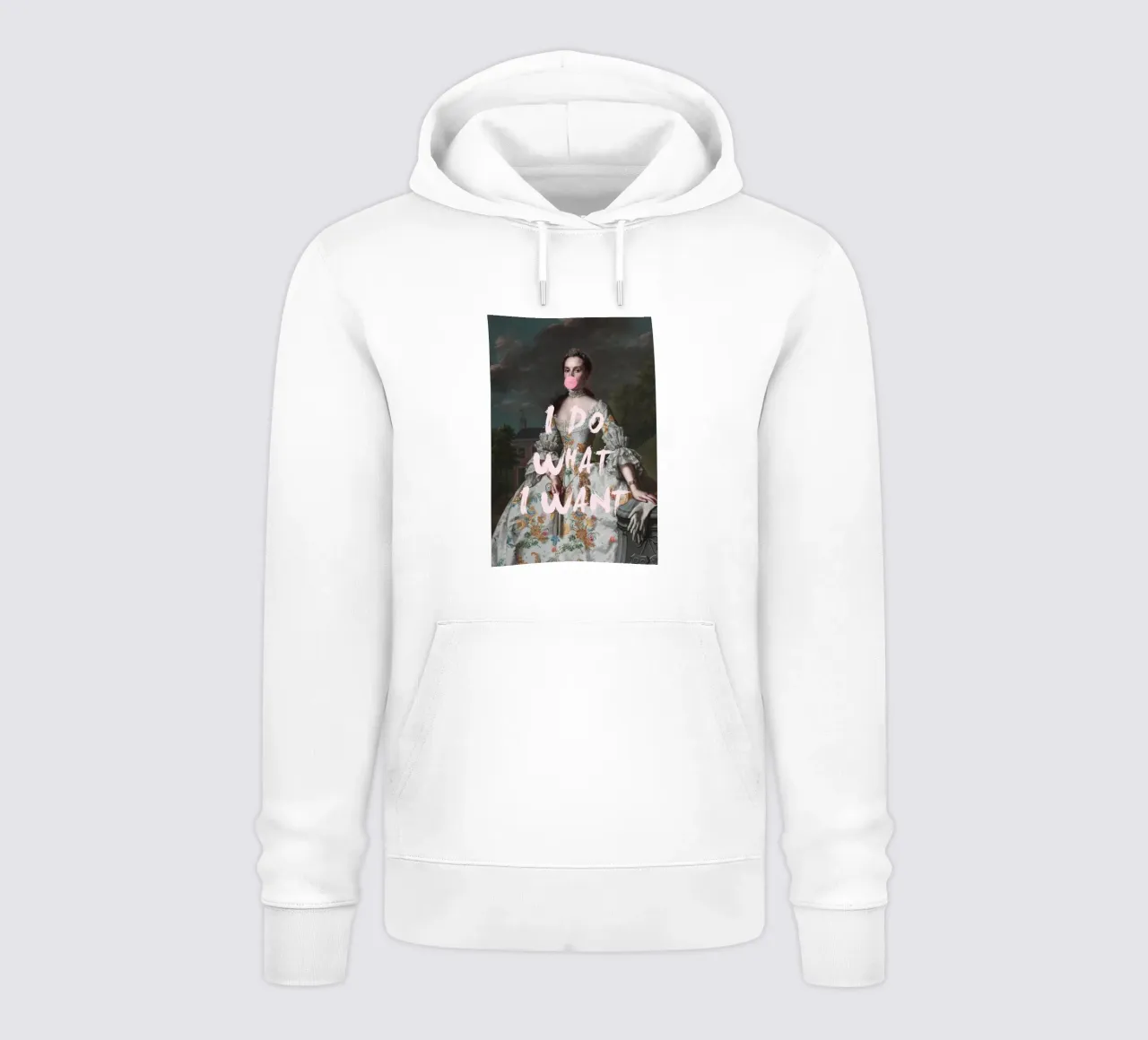 I do what I want - Sassy Altered Art - feminine wall art hoodie by GraceDigitalArtCo