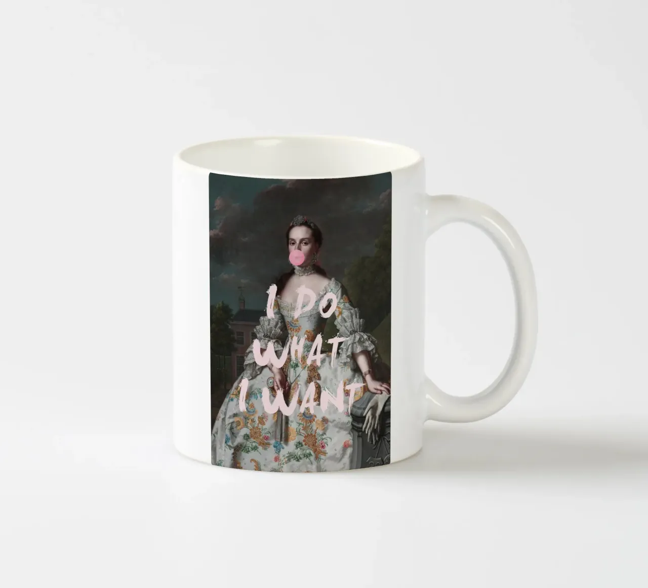 I do what I want - Sassy Altered Art - feminine wall art tazza in ceramica da GraceDigitalArtCo