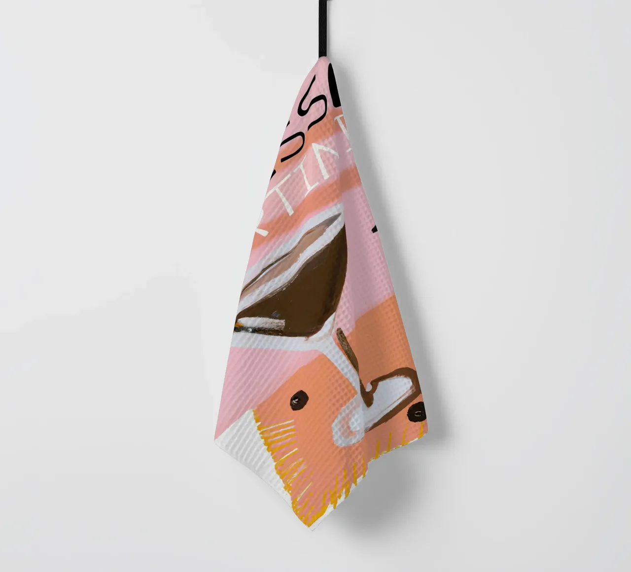 espresso martini tea towel by Kevin Walters