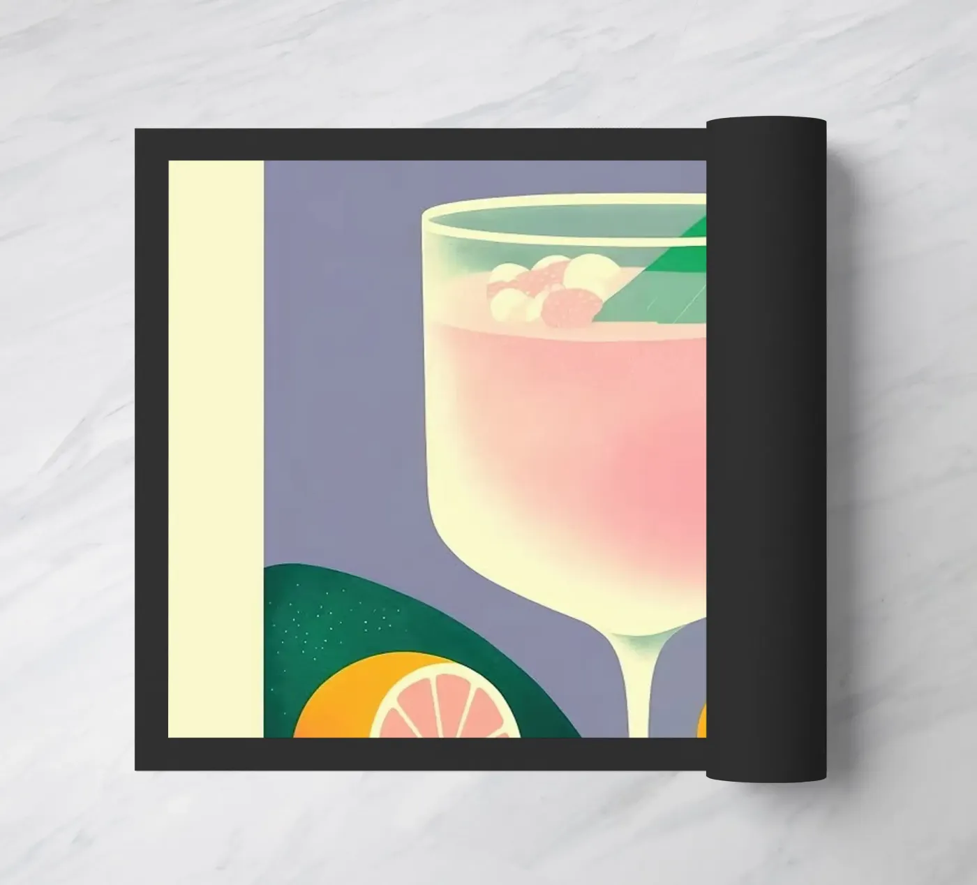 gin tonic doormat by Kevin Walters
