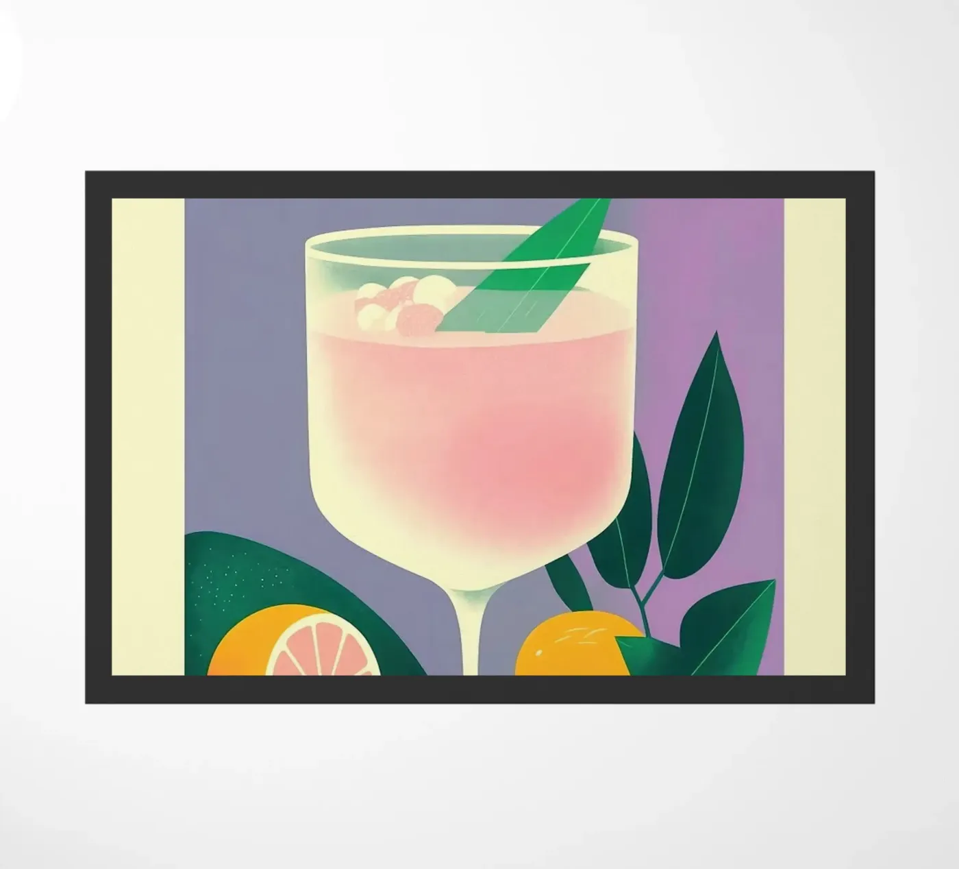 gin tonic doormat by Kevin Walters